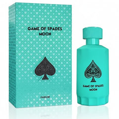 Jo Milano Game of Spades Moon bottle front shows elegant design for everyday wear.