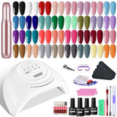 JODSONE 36-piece gel set with 32 colors for versatile at-home manicures.