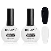 Esmalte gel blanco de JODSONE para un acabado limpio y duradero.