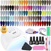JODSONE gel nail polish kit with 55 colors for versatile at-home manicures.