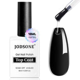 JODSONE Top Coat 18ml, brillo alto para acabado profesional.