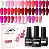 Esmalte gel brillos JODSONE con paleta para uñas, ideal para estilos de bricolaje.
