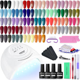 Imagen de JODSONE kit gel con lámpara UV para curado rápido.