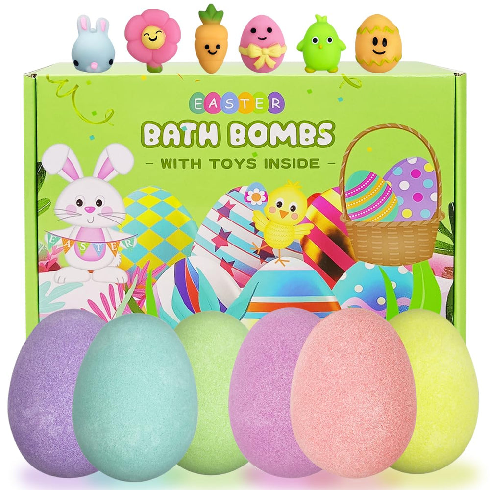 JoFAN lote bombas baño Pascua en seis colores para regalo ideal