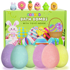 JoFAN lote bombas baño Pascua en seis colores para regalo ideal