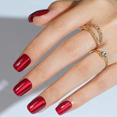 Uñas acrílicas naturales de Jofay Fashion con acabado brillante y duradero.