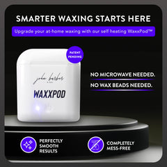 WaxxPod LED temperature indicator ensuring safe, controlled waxing