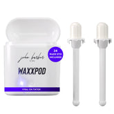 WaxxPod by John Barber & Sons compact nose and ear remover for quick grooming at home or travel