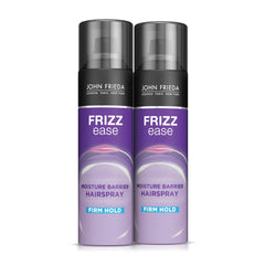 John Frieda Frizz Ease: barrera de humedad de 24 h protege el peinado.