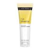 John Frieda Go Blonder Acondicionador, botella frontal, brillo e hidratación para rubios