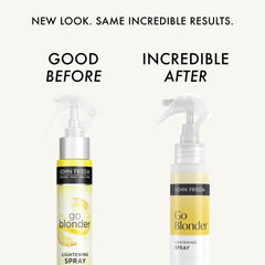 Go Blonder Lightening Spray de John Frieda aplicación en cabello húmedo para aclarar gradualmente