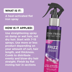 Fórmula con keratina de John Frieda para reducir el encrespamiento.