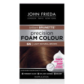 John Frieda Precision Foam Color 6N box for at-home coloring.