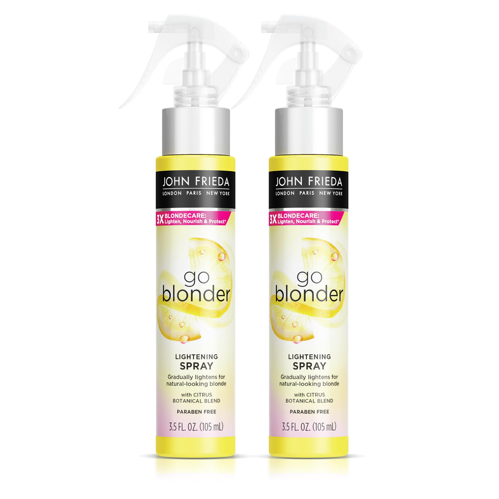 John Frieda Spray Aclarador: botella lista para aclarar el rubio de forma gradual.