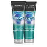 John Frieda Volume Lift: botella de acondicionador que aporta cuerpo sin peso.