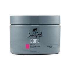 Johnny B. Dope Texture Gel bottle front for flexible hold.