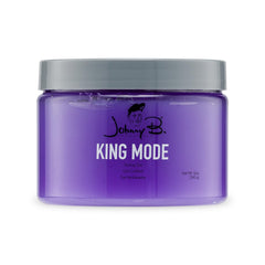 johnny-b king mode gel envase 12oz para un peinado duradero.