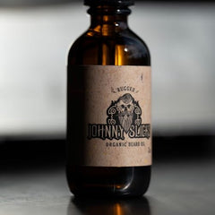 Johnny Slicks organic beard oil dropper for precise, even application