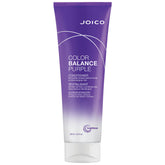 Joico Color Balance Purple Conditioner bottle neutralizes yellow tones for cooler blondes