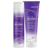 Joico Color Balance Purple Shampoo bottle for cool blonde tones and color correction.