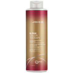 Joico Color Therapy bottle front emphasizes color protection benefits.