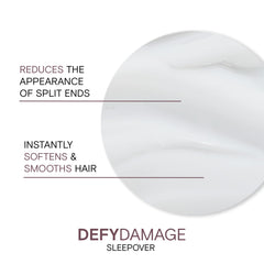 Joico Defy Damage Sleepover shine close-up highlights luminous, healthy-looking strands