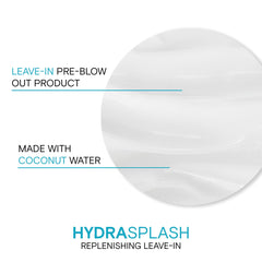 Joico HydraSplash hair prep shot highlights pre-styling benefits