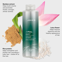 Joico JoiFULL bamboo extract close-up highlighting volume-building ingredient