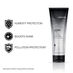 Joico JoiGel firm styling gel being applied for textured, controlled styling