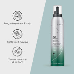Joico JoiWhip mousse, control del frizz para un acabado suave.
