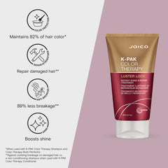 Joico K-PAK Color Therapy Luster Lock glossy hair shine after use