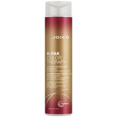 Joico K-PAK Color Therapy shampoo bottle demonstrates color protection for vibrant hair