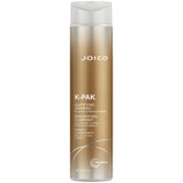 Joico K-Pak Daily Clarifying Shampoo bottle showing mineral removal for cleaner, shinier hair