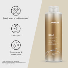 Joico K-PAK daily shampoo lather in bowl illustrating lush cleansing