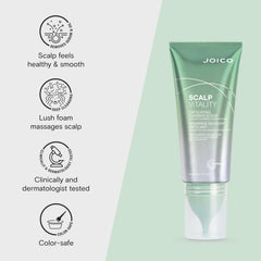 Joico Scalp Vitality rosehip oil droplets indicating nourishing care.