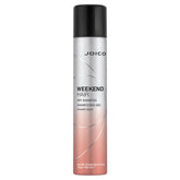 Joico Weekend Hair Dry Shampoo absorbs oil at roots for quick refresh.