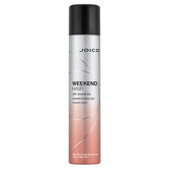 Joico Weekend Hair Dry Shampoo absorbs oil at roots for quick refresh.
