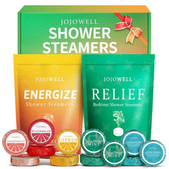 JoJowell bomba de ducha aromaterapia empaque de 12 unidades, ideal regalo relajante