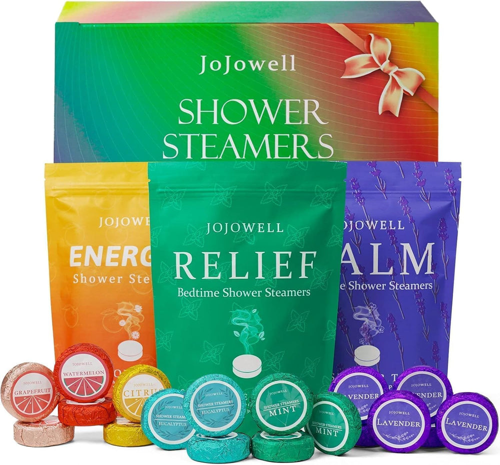 JoJowell gift box shower steamers offer a ready-to-gift spa experience