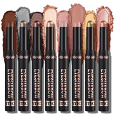 Jolilab barra sombra ojos mate, 8 tonos para looks vibrantes.