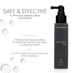 Brillo saludable del Hair Spray en el cabello