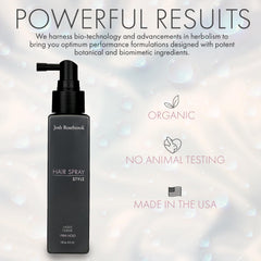 El Hair Spray fijando estilo con movimiento natural