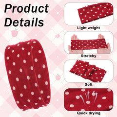 Josojoou wide headband measuring 21 by 7 cm for comfort.
