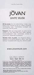 Jovan White Musk for Men packaging with bold label, premium everyday fragrance.
