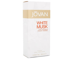 Jovan White Musk packaging, gift-ready presentation.