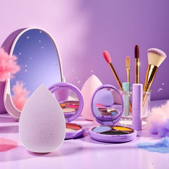 Jowxsx concealer-blending mini sponge for precise under-eye coverage.