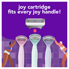 JOY cartridge fits every JOY handle for easy color-matched customization.
