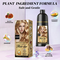 Joyful Young Golden Blonde Shampoo foamy lather cleanses while depositing subtle warmth