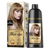 Joyful Young ash blonde shampoo bottle showing cool gray blending