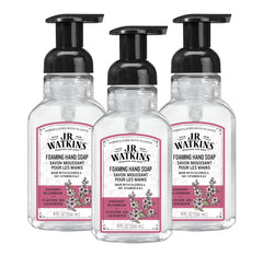 J.R. Watkins Cherry Blossom foaming soap pump delivers soft hands with gentle lather.